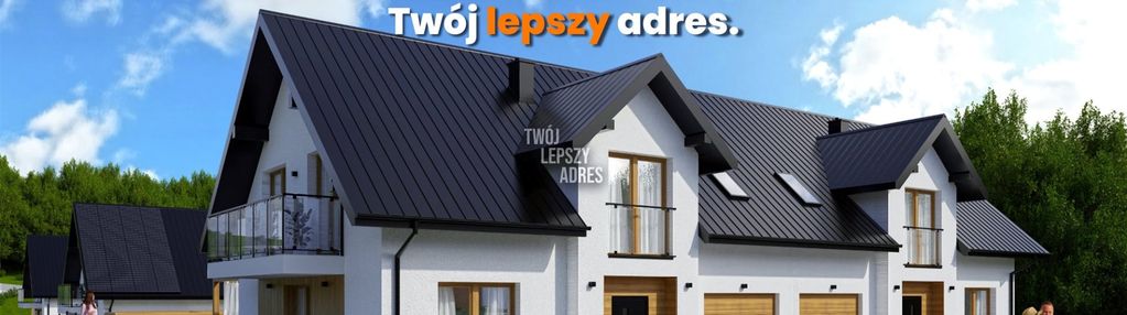 Nowe domy w zabudowie bliźniaczej 154 m2