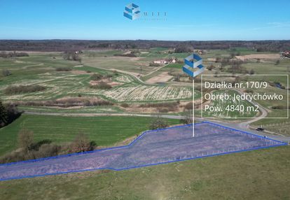 Działka 4840 m² – jędrychówko, blisko morąga
