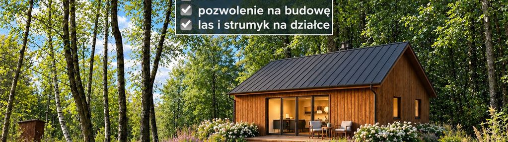 Działka z pozwoleniem na budowę•2,5 km od suntago
