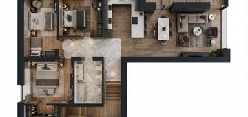 Nieporównywalne z innymi |102 m²| 4 pokoje | taras