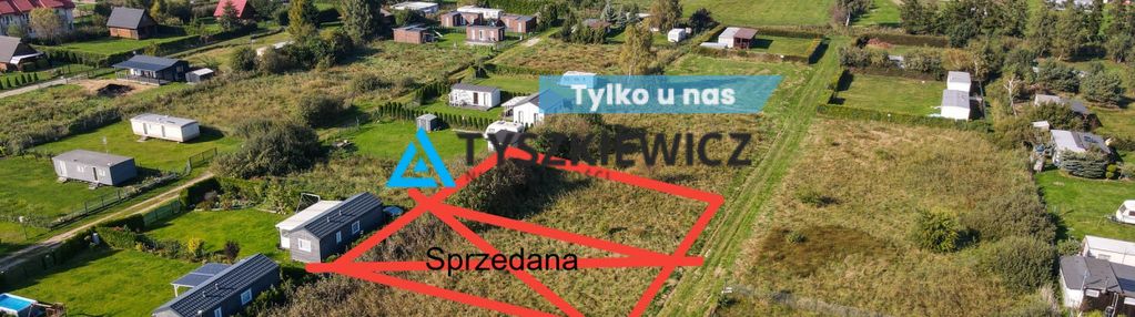 Działka rekreacyjna - 800 m do plaży!