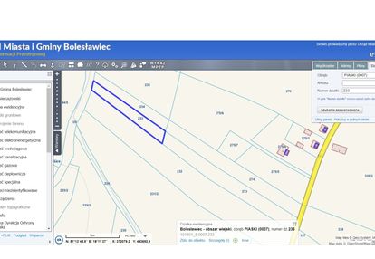 Piaski, 1.0728 ha,  częściowo budowlane działki