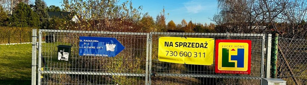 Działka przy lotnisku – 719 m, inwestycja