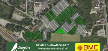 Działka budowlana koszęcin ul. słowików 927m2