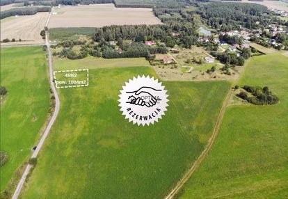Działka 1004m2 w drodze gaz woda prąd kanalizacja