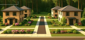 Ekskluzywna działka na osiedle w międzylesiu