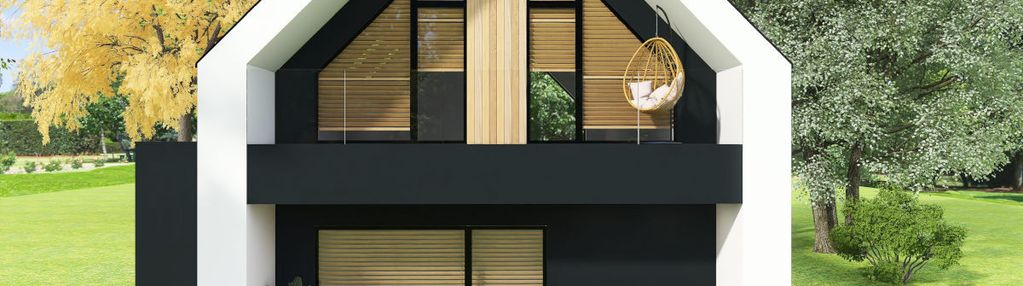 Nowoczesny dom przy lesie | 5 pokoi | pęclin