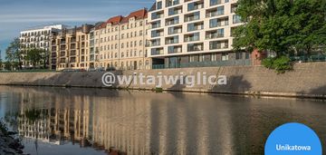 Elegancki apartament. widok na rzekę. loggia. hit