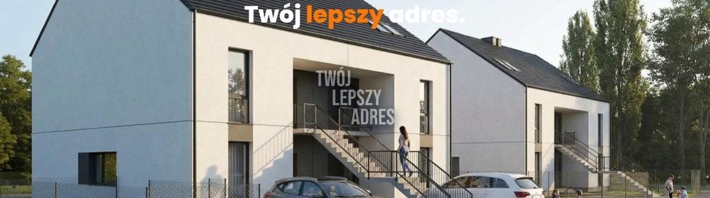Nowe 3 pok z ogródkiem i miejscem postojowym