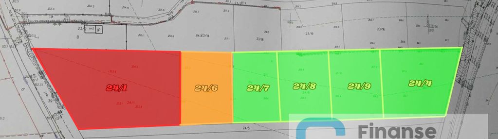 Działka pod zabudowę w ossowicach, 3070 m2