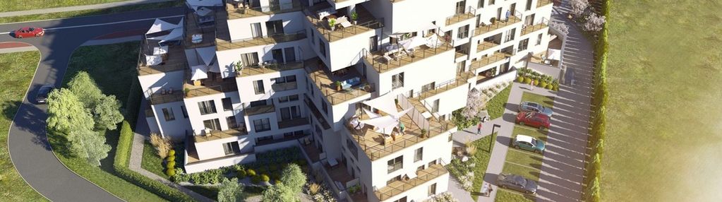 3 pokoje - salon z kuchnią 23m2 - słoneczne