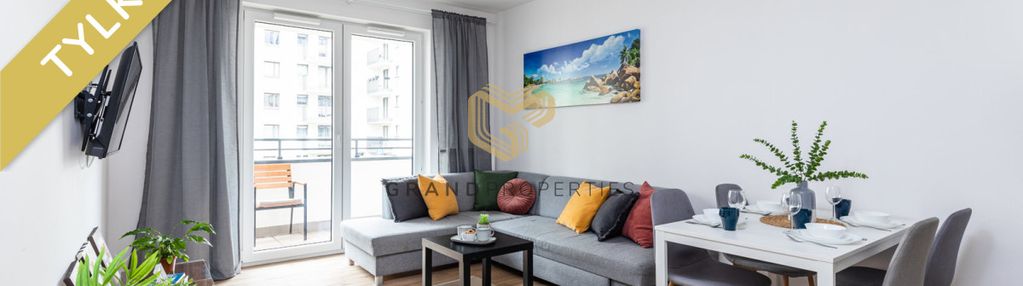 Apartament dwupokojowy z balkonem  na warszawskim