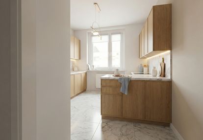 Przestronne dwu pokojowe mieszkanie.