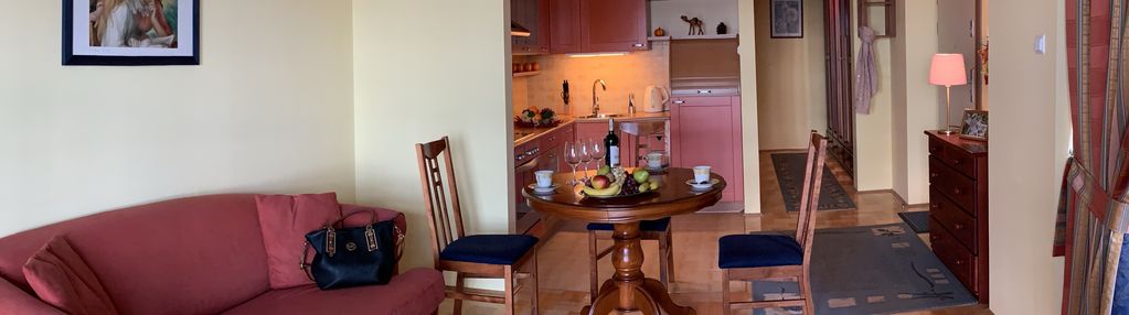 Apartament w Śródmieściu gabinet do pracy zdalnej