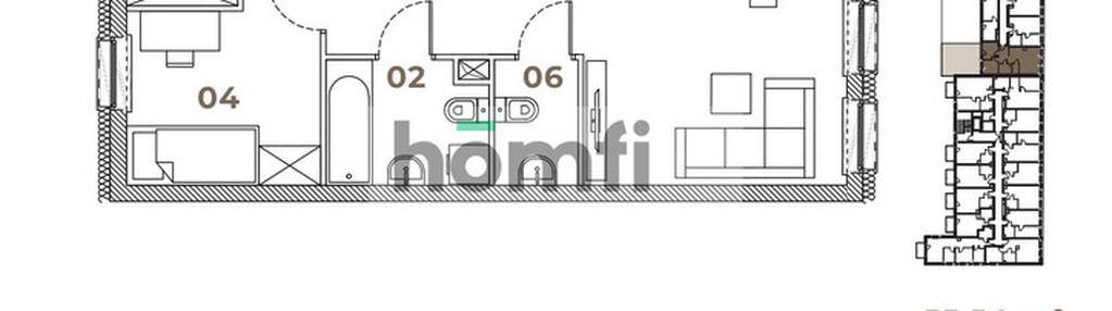 3pok + garaż + komórka + wykończenie centrum