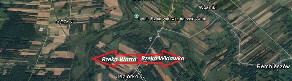 Duża działka do podziału z wz na 3 domy jeziorko