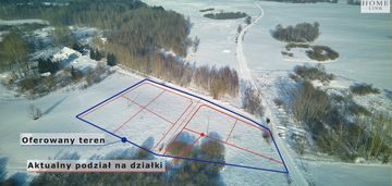 Pakiet 7 działek pod olsztynem, klebark wielki