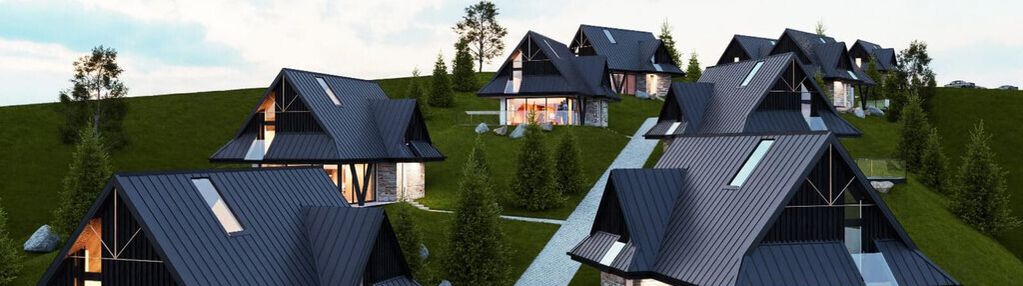 Inwestycyjna, widok na góry