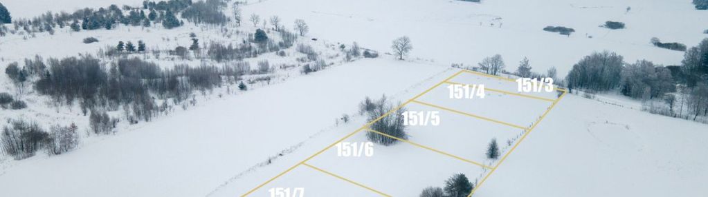 Frączki, działki rolne po podziale, gm. dywity
