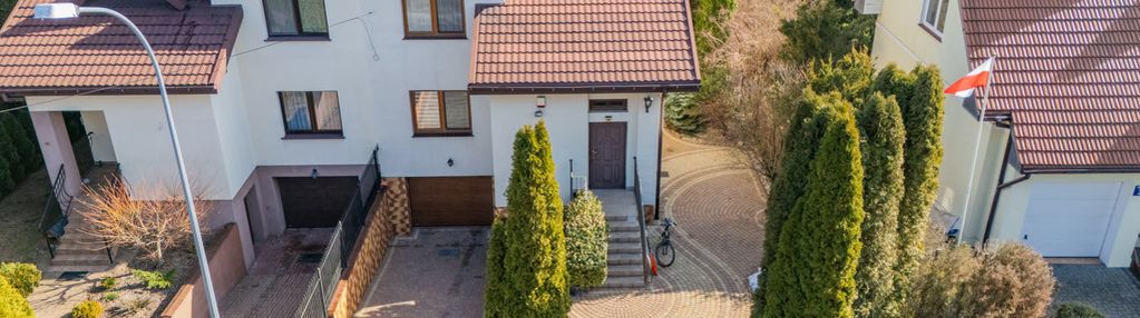 Bliźniak - podwójny garaż - duży ogródek