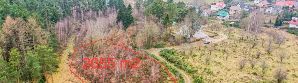 Działka pod lasem | 2055 m2| zbychowo ul. żwirowa
