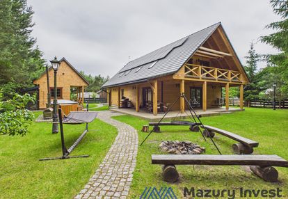 Wyjątkowy dom z unikatowym wnętrzem - jezioro, lasy, sauna, jacuzzi