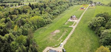 Ropa klimkówka jezioro działka 1000m2 widokowa
