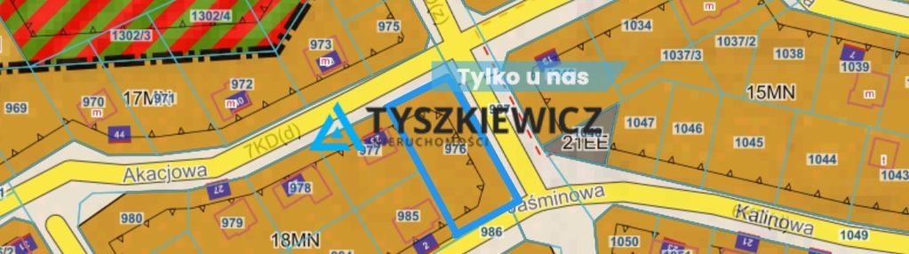 Na sprzedaż działka mieszkaniowa ul. bukowa