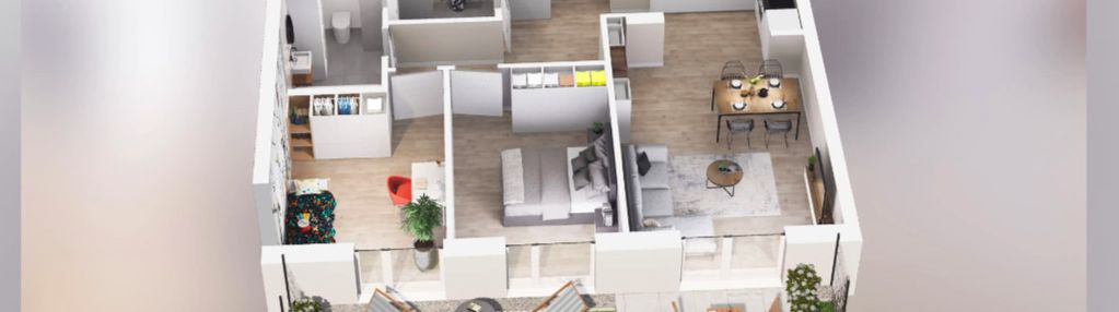 Mieszkanie 66,84 m2 z ogródkiem 40 m2 ; ursus