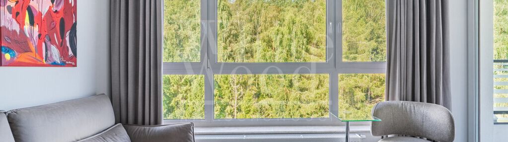 Apartament z widokiem na las, wysoki standard