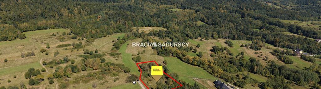 Działka budowlana widokowa sucha beskidzka 39 arów