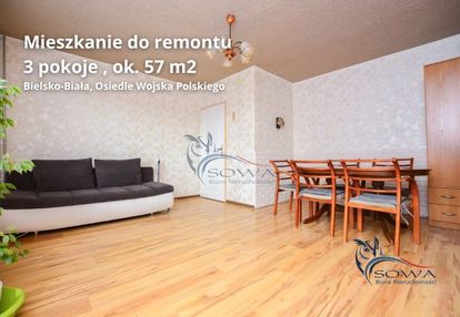 3-pokojowe mieszkanie z balkonem