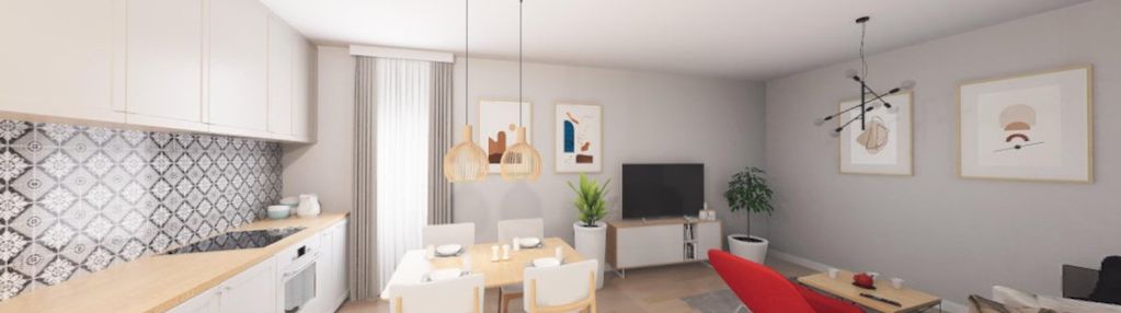 Mieszkanie nowe 3pok, 59,43m2 z balkonem/ krzyki, brochów, wrocław