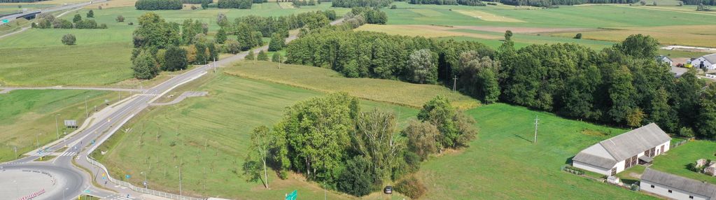 Działka obok trasy via baltica