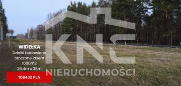 Działki 10a pod zabudowę pod lasem- widełka