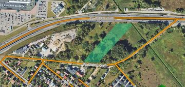 Działka usługowa tuż obok trasy generalskiej.