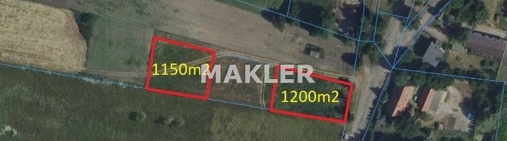 Działki z wz | 1150 m2 | 1200 m2