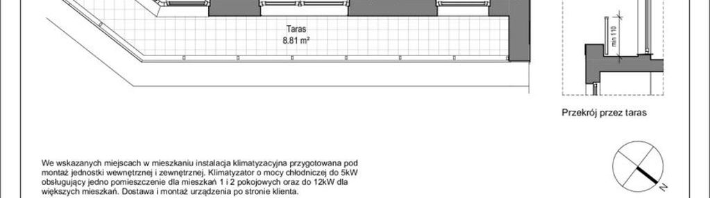 Mieszkanie smart home z tarasem, gdańsk zaspa