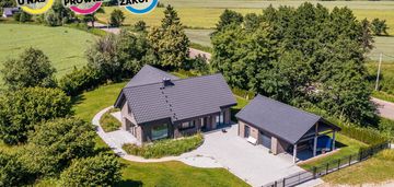 Nowy dom na dużej dziąłce