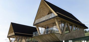 Karpiel steindel architektura | dom czorsztyn
