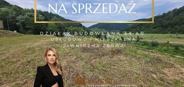 Działka budowlana -piwniczna zdrój 34 ar