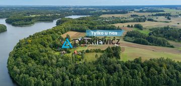 Wyjątkowa działka z linią brzegową jeziora!w