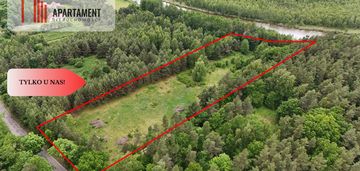 Działka z linią brzegową – mazury, media, wz!