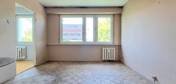 Mieszkanie 2 pokoje 32,3m2 sk-ce cicha do remontu