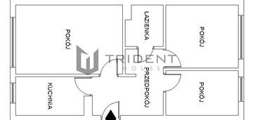 Przestronne 3 pokoje z osobną kuchnią- do remontu!