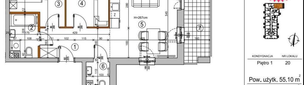 3 pokoje ciche rembertów 55 m2 od dewelopera