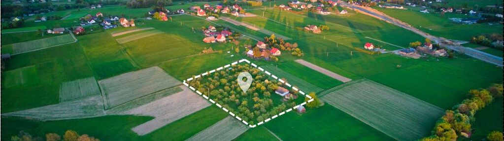 Działka inwestycyjna 1,31 ha do przekształcenia.