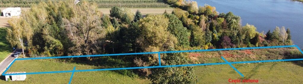 Piękna działka budowlana z linią brzegową narwii