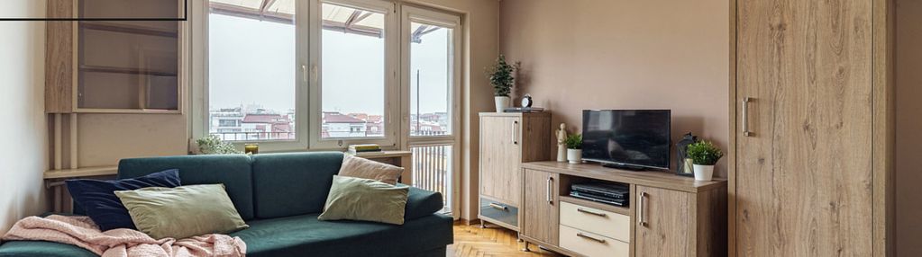 Solec | 2 osobne pokoje z balkonem, 5 min do metra