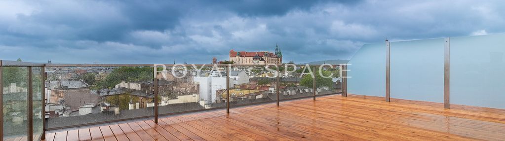 Penthouse z tarasem i widokiem na wawel!